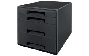 Leitz Recycle Schubladenbox 4 Schubladen, schwarz