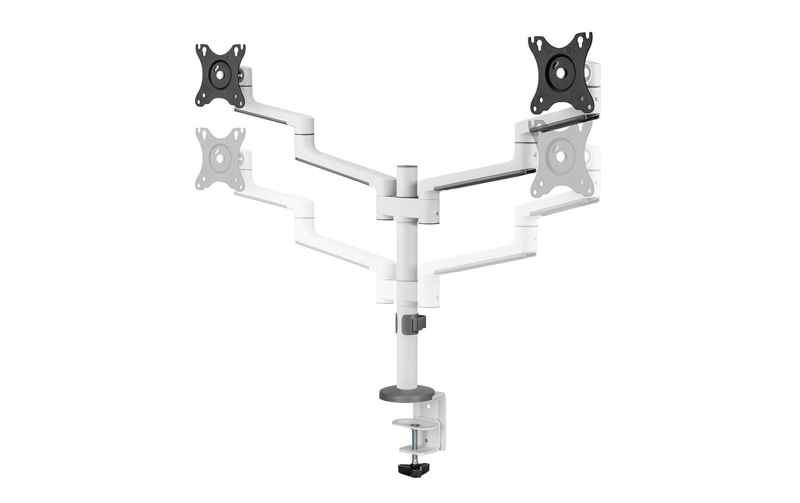 1615406_7 - Mediatech Neomounts DS60-425WH2 Desk Mount (clamp/grommet)
