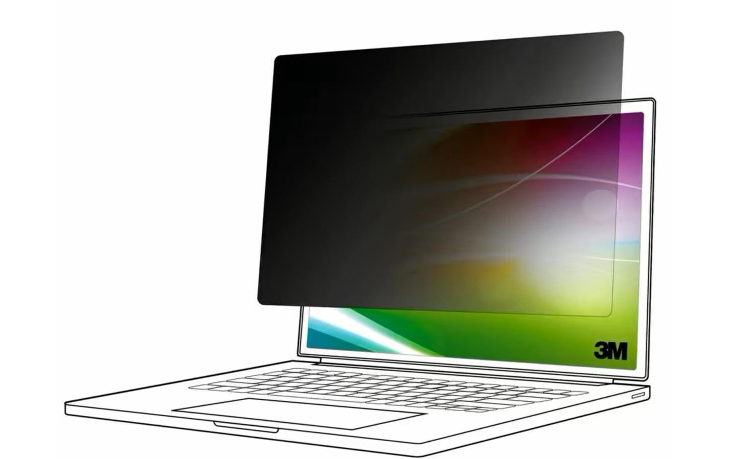 3M Bright Screen Blickschutzfilter für 14in Vollbild-Laptop, 16:10, BP140W1E kaufen Schweiz | Mediatech.ch