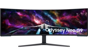 Samsung Curved 57, Odyssey NEO G9 57, 7680 x2160, MLED, 240Hz, 32:9, DP/HDMI