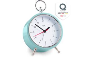 ADE analoger Wecker Retro, Hellblau leise, Snoozfunktion, 11x15x5.2 cm kaufen Schweiz | Mediatech.ch
