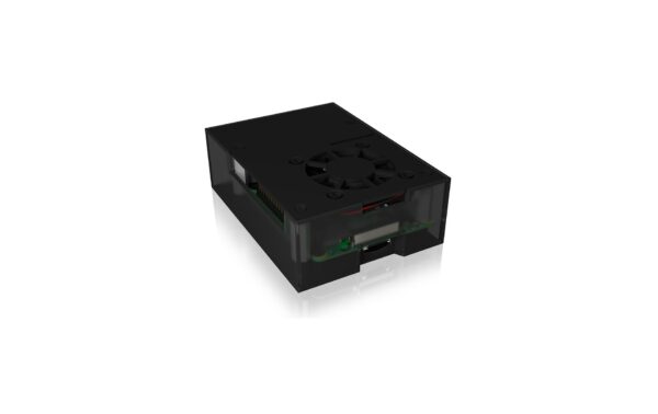 1618130 - Mediatech RAIDSONIC ICY-BOX Alu Gehäuse Raspberry Pi 4 Aluminiumdeckel/-boden, Acrylrahmen kaufen | Mediatech.ch