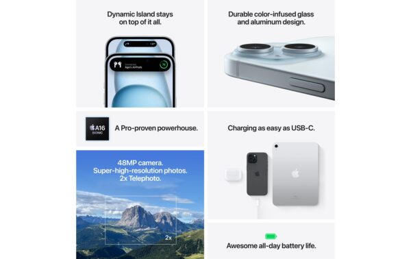 Apple iPhone 15 blau 128GB
