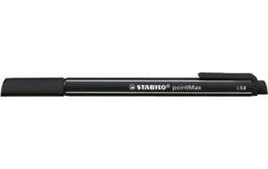 STABILO PointMax Filzschreiber L 0.8mm, schwarz, 10 Stk.
