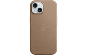 Apple iPhone 15 FineWoven Case inkl. MagSafe, Taupe
