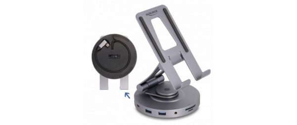 Delock 88017 Dockingstation USB-C, SD, PD 3 4K ink. Handyhalterung, USB, Hub, SD, Micro kaufen Schweiz | Mediatech.ch