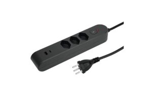 Steffen Steckerleiste IQ 3xT13, USB-A+C anthrazit, 3m Kabel kaufen Schweiz | Mediatech.ch