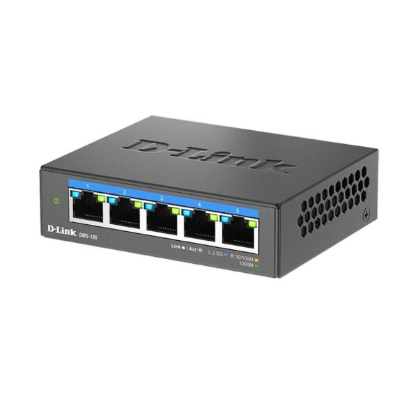 1619902_1 - Mediatech D-Link DMS-105/E: 5 Port Multi-Gbit Switch 5x 2.5Gbit (RJ45)