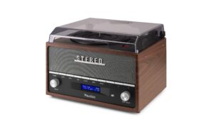 Audizio Frisco Retro Plattenspieler, DAB+, FM, BT, holz kaufen Schweiz | Mediatech.ch
