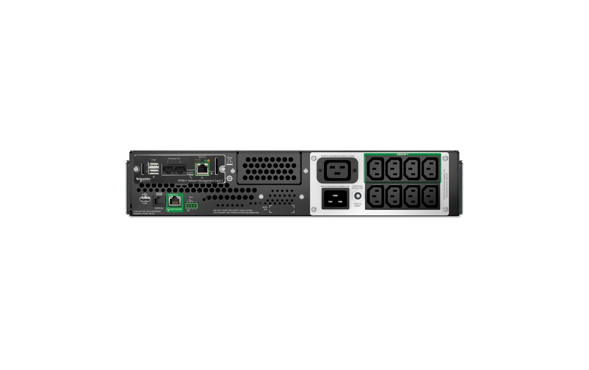 1622295_3 - Mediatech APC USV SMTL3000RMI2UCNC Li-Ionen 3000kVA/2700W, Rack-Tower, Line-Interactive