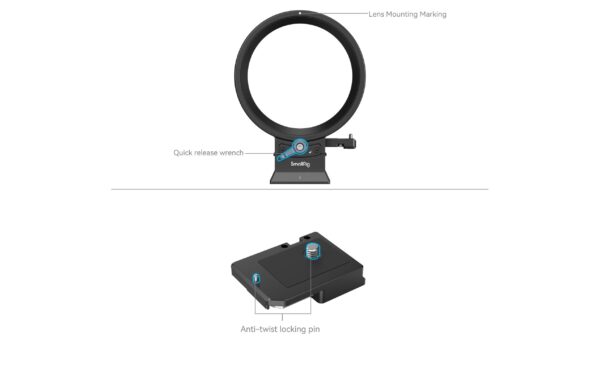 Drehbares Montageplatten-Kit für Canon EOS R Series Kameras