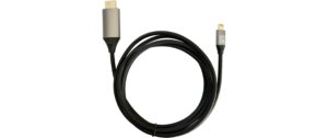 1624175 - Mediatech LC-Power, USB-C/HDMI Kabel, 2m 4K 60 Hz, Schwarz