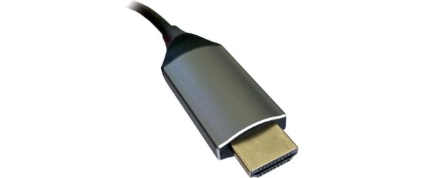 LC-Power, USB-C/HDMI Kabel, 2m 4K 60 Hz, Schwarz