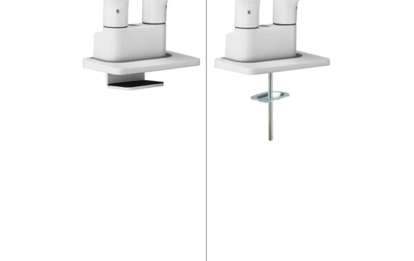Neomounts DS70S-950WH2 Desk Mount (clamp/grommet), 2 Monitore