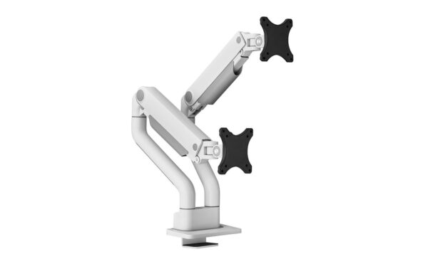 Neomounts DS70S-950WH2 Desk Mount (clamp/grommet), 2 Monitore