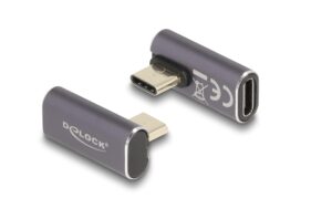Delock Adapter USB-C Stecker zu Buchse 40 Gbps, 8K 60Hz, gedreht gewinkelt kaufen Schweiz | Mediatech.ch