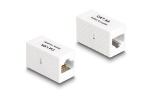 Delock Adapter RJ45 Buchse zu RJ45 Buchse Cat.6A UTP, weiss kaufen Schweiz | Mediatech.ch