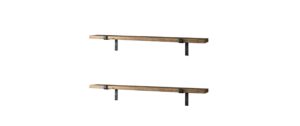 Woody Fashion Wandregal LAM006 Fichte/Metall, 60x16x14cm