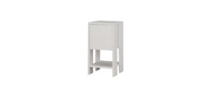 Woody Fashion Beistelltisch Ema Weiss Span melaminbeschichtet, 30x55x30cm