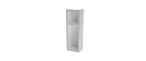 Woody Fashion Beistelltisch Turra Weiss Span melaminbeschichtet, 20x65x15cm