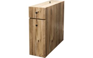 Woody Fashion Aufbewahrungsregal Calencia Braun Span melaminbeschichtet, 19x55x60cm