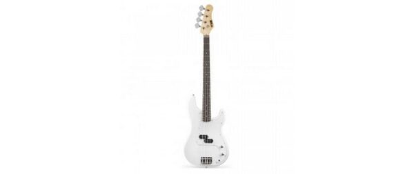 MAX GigKitWh Bass Gitarrenset, weiss