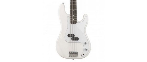 MAX GigKitWh Bass Gitarrenset, weiss