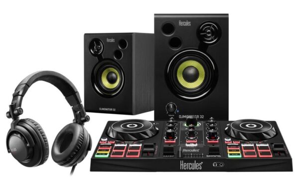1628841 - Mediatech Hercules DJLearning Kit MKII inkl. Inpulse 200, HDP DJ45 und DJMonitor32 kaufen Schweiz | Mediatech.ch