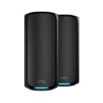 Netgear RBE972SB Orbi Quad-band Mesh 2-Set WiFi 7 System 2-Set schwarz