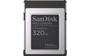 1631224 - Mediatech SanDisk PRO Cinema CFexpress 320GB Bis 1500 MB/s (s), 1700 MB/s (l)