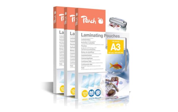 Peach Laminierfolie A3 125mic, 3x100 Stück kaufen Schweiz | Mediatech.ch