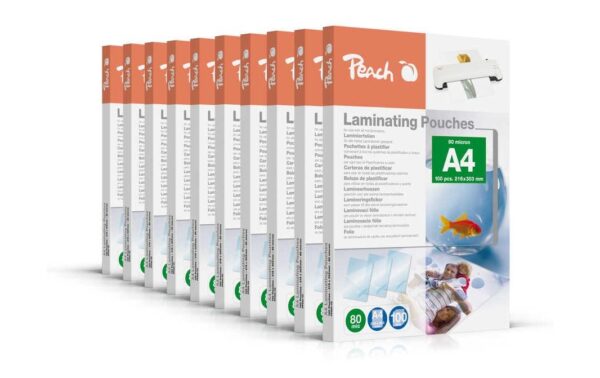 1631298 - Mediatech Peach Laminierfolie A4, 80 µm, 1000 Stück, Keine kaufen Schweiz | Mediatech.ch