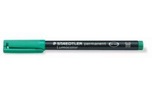 STAEDTLER 317 Folienstift Lumocolor M grün permanent,M-Spitze, ca. 1.0 mm,grün, 10 STk
