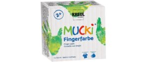 Kreul Mucki Fingerfarbe Set 150 ml, 4 Stück