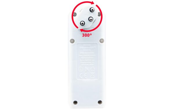 Brennenstuhl 3-fach Abzweigstecker drehbar 300 Grad drehbar, mit Schalter