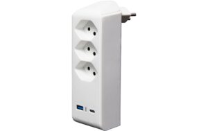 Brennenstuhl 3-fach Abzweigstecker drehbar 300 Grad, USB A/C, ohne Schalter kaufen Schweiz | Mediatech.ch