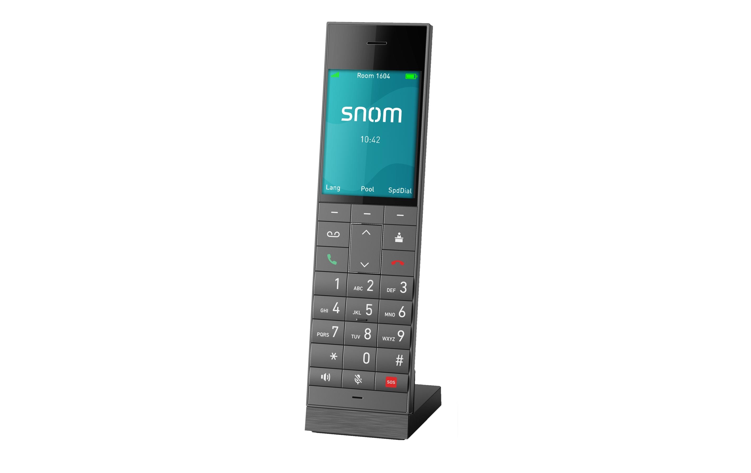 Snom HM2 mit Ladeschale IP-DECT Zusatzmobilteil passend zu HM201