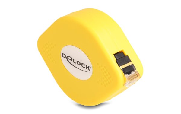Delock RJ45 Aufrollkabel Cat.6A STP 1.5m, schwarz/gelb kaufen Schweiz | Mediatech.ch