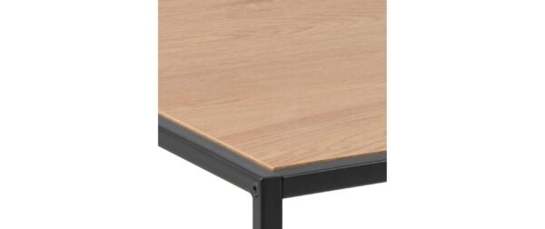 1632477_3 - Mediatech AC Design Couchtisch Seaford Eckig Stahl/MDF, 100x50x40 cm, Wildeiche