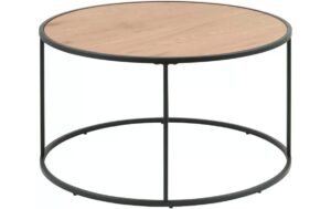 AC Design Couchtisch Seaford Rund Stahl/MDF, Ø 80 x 45 cm, Wildeiche kaufen Schweiz | Mediatech.ch