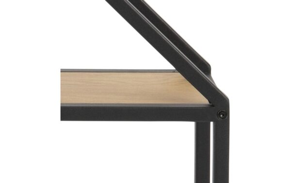 1632483_5 - Mediatech AC Design Wandregal Seaford Melamin/Stahl, 77x20x77 cm, Wildeiche