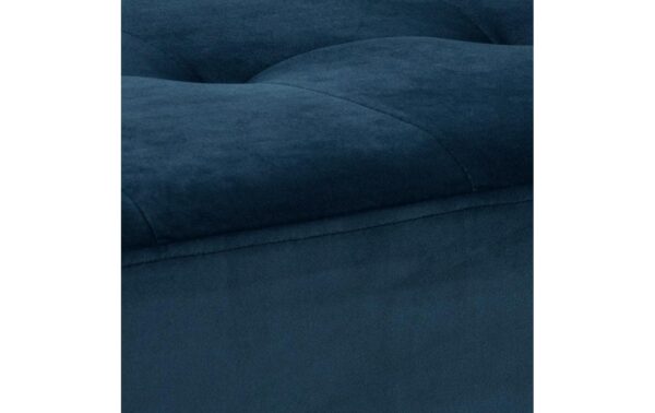 1632487_2 - Mediatech AC Design Sitzbank Glory Navy Blue VIC-Stoff/Stahl, 95x38x45 cm
