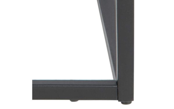 AC Design Beistelltisch Newton Stahl, 45x40x50,5 cm, Schwarz