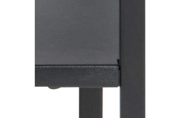 AC Design Beistelltisch Newton Stahl, 45x40x50,5 cm, Schwarz