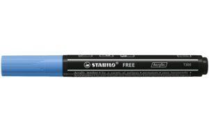 STABILO FREE Acrylic T300 kobaltblau FREE ACRYLIC T300 EINZELSTIFT