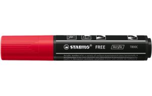 STABILO FREE Acrylic T800C karmin FREE ACRYLIC T800C EINZELSTIFT