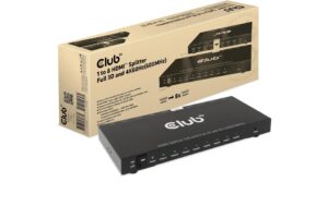Club 3D, 1 auf 8 HDMI Splitter Ausgang 8x HDMI, Eingang 1x HDMI
