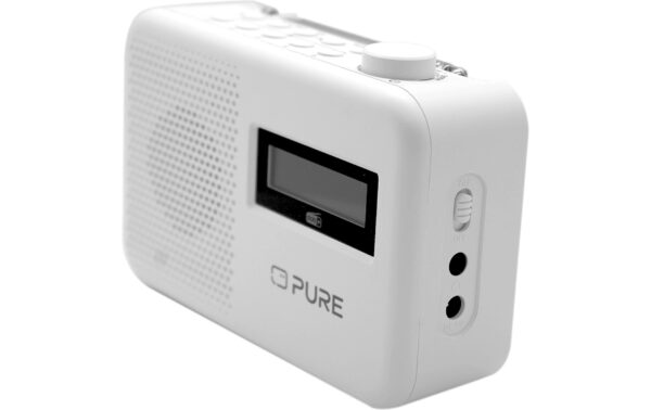 PURE ELAN ONE 2, white DAB+/UKW-Radio, BT, Netz-und Batt.-Betrieb