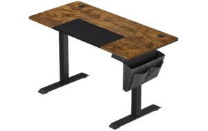 Songmics Bürotisch vintagebraun-schwarz mit Platte 120x60cm, höhenverst., 72-120cm kaufen Schweiz | Mediatech.ch