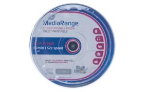 Mediarange CD-R 52x 80Min/700MB 50-Spindel Bis 52-fach, bedruckbar / mit Logo kaufen Schweiz | Mediatech.ch